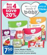 Clicks Made 4 Baby Food And Snaks-Each