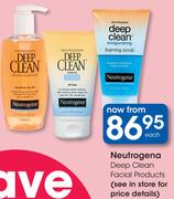 Neutrogena Deep Clean Facial Products-Each