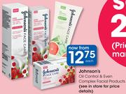 Johnson's Oil Control & Even Complex Facial Products-Each