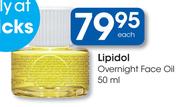 Lipidol Overnight Face Oil-50ml