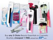 Clicks Beauty Essentials Or Cosmetic Brushes-Each