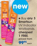Smartsun UV Indicator Wristbands-Each