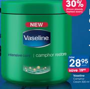 Vaseline Camphor Cream-500ml Each