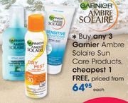 Garnier Ambre Solaire Sun Care Products-Each