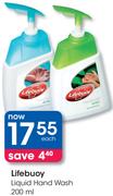 Lifebuoy Liquid Hand Wash-200ml Each