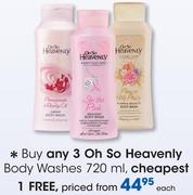 Oh So Heavenly Body Washes-720ml Each