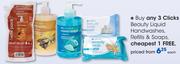 Clicks Beauty Liquid Handwashes, Refills & Soaps-Each