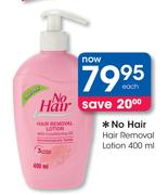 No Hair Hair Removal Lotion-400ml