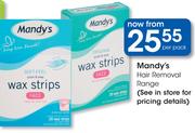Mandy's Hair Removal Range-Per Pack