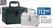 Clicks Aluminium Cases-Each
