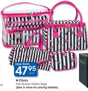 Clicks Fab Queen Toiletry Bags-Each