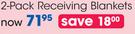 Clicks 2-Pack Receiving Blankets-Each