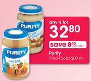 Purity Third Foods-4 x 200ML Each