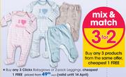 Clicks Babygrows Or 2-Pack Leggings-Each