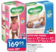 Huggies Gold Disposable Nappies Size 3-Per Nappy