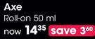 Axe Roll-On-50ml