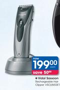 Vidal Sassoon Rechargeable Hair Clipper-VSCL8453E1 Each