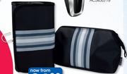 Clicks Guy Pinot Men's Black & Grey Hanging Bag-Each