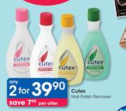 Cutex Nail Polish Remover-For 2