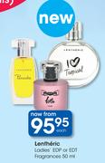 Lentheric Ladies EDP Or EDT Fragrances 50ml-Each