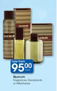 Quorum Fragrances, Deodorants Or Aftersaves-Each