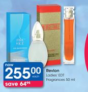 Revlon Ladies EDT Fragrances 50ml-Each