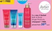 Sorbet Bath & Body Single Products-Each