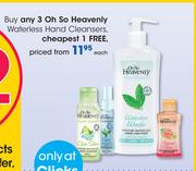 Oh So Heavenly Waterless Hand Cleansers-Each