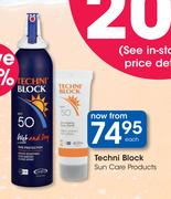 Techni Block Sun Care Products-Each