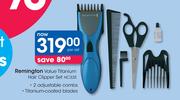 Remington Value Titanium Hair Clipper Set HC335-Per Set
