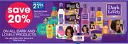 Dark & Lovely Hair Products-Each