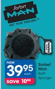 Sorbet Man Bath Sponge-Each