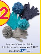 Clicks Bath Accessories-Each
