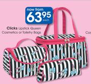 Clicks Lipstick Queen Cosmetics Or Toiletry Bags-Each