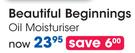 Beautiful Beginnings Oil Moisturiser