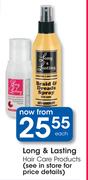 Long & Lasting Hair Care Products-Each