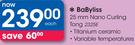 BaByliss 25mm Nano Curling Tong 2325E