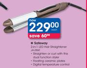 Safeway 2-In-1 LED Hair Straightener JA-2860