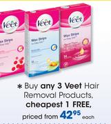 Veet Hair Removal Products-Each
