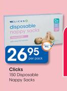 Clicks 150 Disposable Nappy Sacks-Per Pack