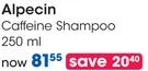 Alpecin Caffeine Shampoo-250ML Each