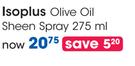 Isoplus Olive Oil Sheen Spray-275ML