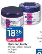 Dark And Lovely Precise Relaxer Regular Or Super-250ML Each