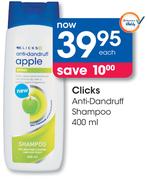 Clicks Anti-Dandruff Shampoo-400ML
