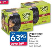 Organic Root Stimulator Olive Oil Relaxer Kit Normal Or Extra Strength-Per Kit