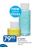 Lipidol Cleansing Or Overnight Face Oil-125m Each