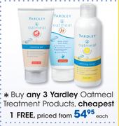 Yardley Oatmeal Treatment products-Each