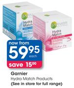 Garnier Hydra Match products-Each