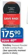 Yardley Pressed Powder & Refill Combo Pack