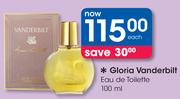 Gloria Vanderbilt Eau De Toilette-100ML